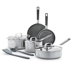 Bobby Flay 10pc Stainless Steel Cookware Set