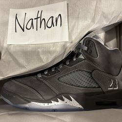 Jordan 5 ‘Wolf Grey’ (All Sizes from 9-13 & 5Y-6.5Y)