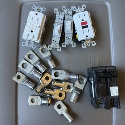 100 Amp Breaker - Outlets - Switches - Hardware  