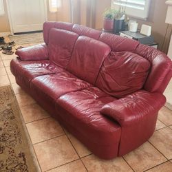 Free Leather Couch Sofa