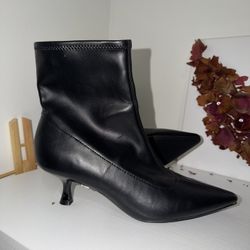 Autumn Winter Shoes Women's Ankle Boots Shoes Fashion Ladies Minimalist Stretch Sheepskin Pointed Toe Boots Women