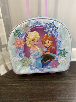 Disney store girls Frozen suitcase LIKE NEW