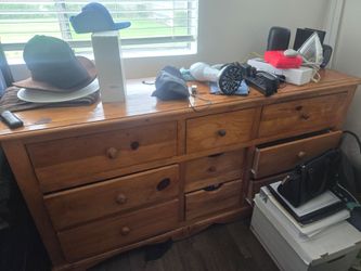 Solid wood 9 drawer dresser