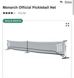 Monarch Portable Pickle Ball Net