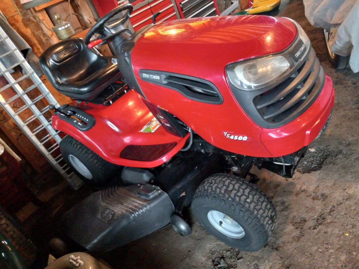 YS-4500 CRAFTSMAN 46-INCH RIDING MOWER SUPER NICE CONDITION