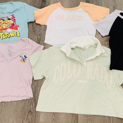 Crop Top Set - Check Description