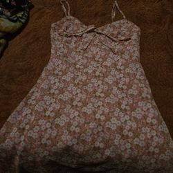 Pink Floral Small Dress 