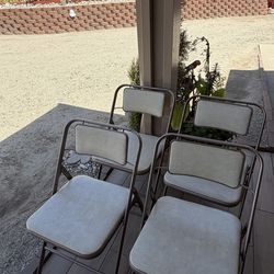 Beautiful Antique  Metal Folding chairs 🪑