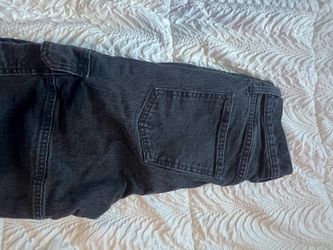 🖤 Princess Polly Washed Black Straight Leg Jeans – Size 6