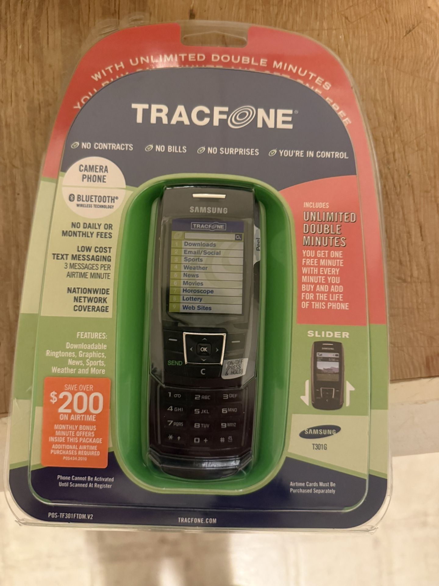 Samsung T301G Prepaid Phone