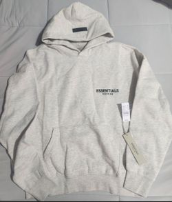 Essentials Fear of God Light Oatmeal Hoodie Size S