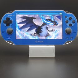 BLACK CUSTOM CHARIZARD THEME PS VITA w/ TONS OF GAMES (Message for Details)- I customize for switch +psp+psvita