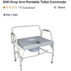 Commode portable bariatric