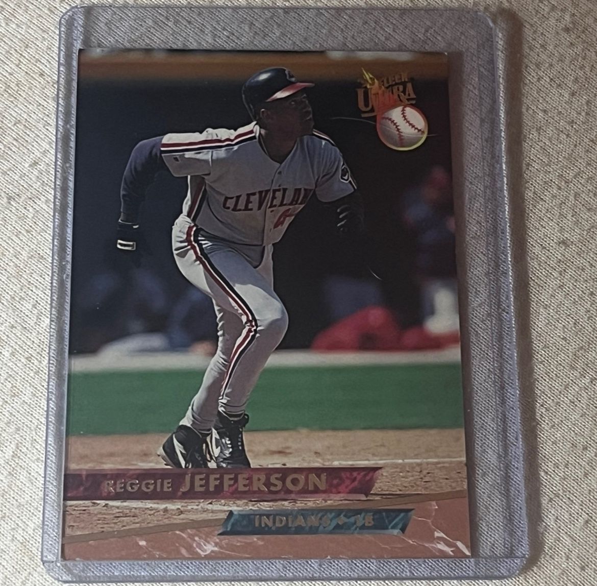 Reggie Jefferson 1993 Ultra BASEBALL #541 Cleveland Indians