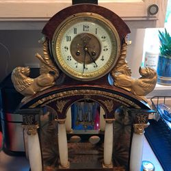 Vienna Bierdermeir Mantel Clock