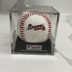 Chipper Jones autographed baseball