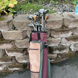 Golf Bag And Some Clubs