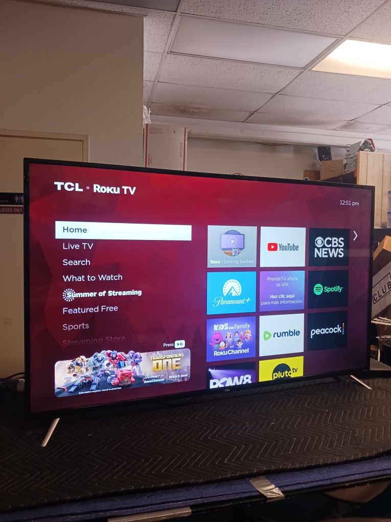 TCL ROKU 65 INCH 4K TV