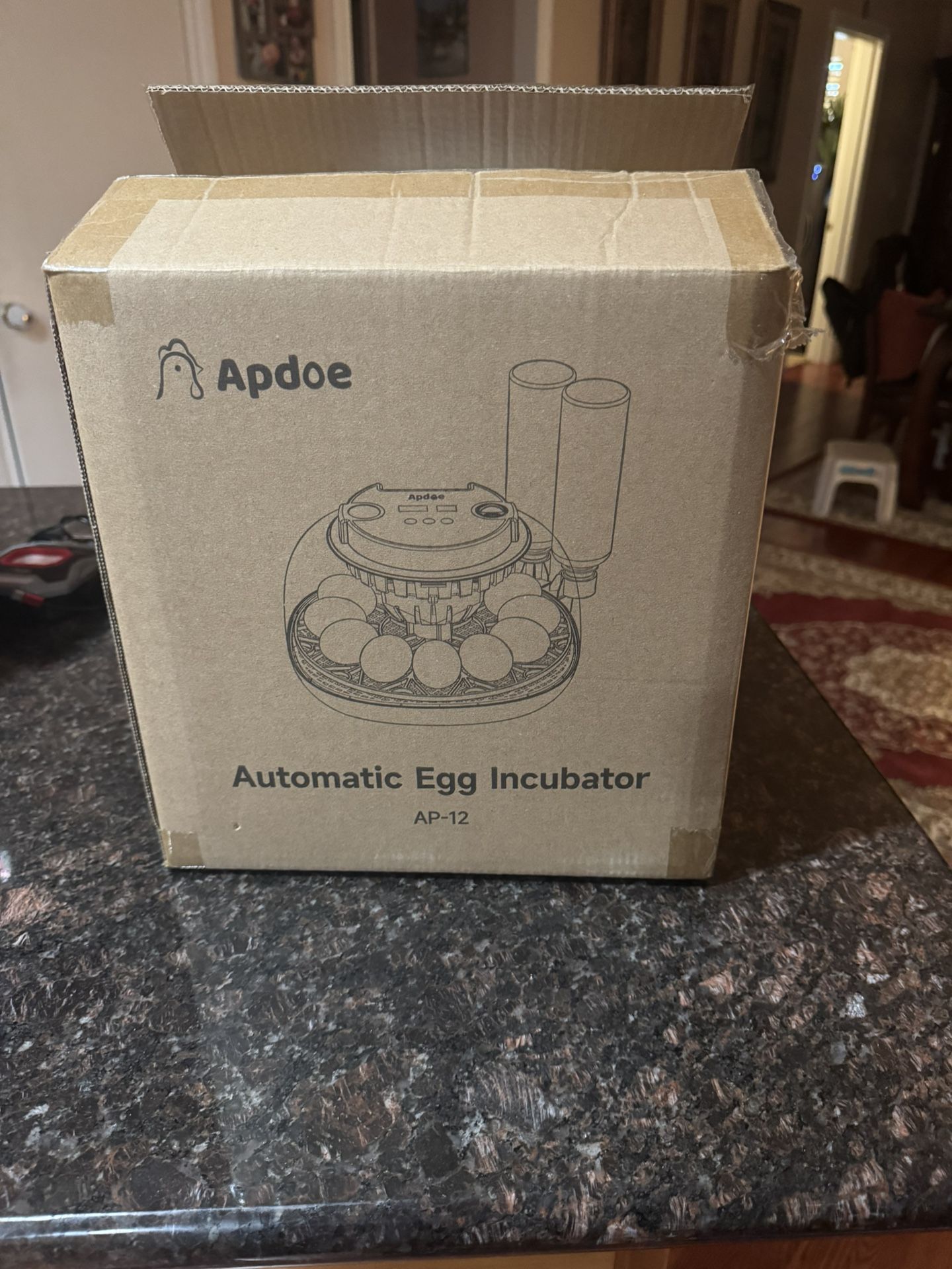 12 Egg Incubator With Automatic Egg Turner
