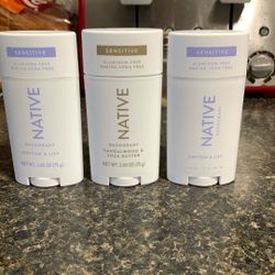Native “Aluminum Free” Deodorant’s- 3 Items!($41.91+ Value)