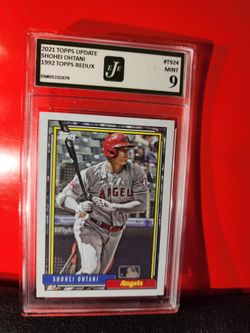 2021 Topps Update 1992 Topps Redux Shohei Ohtani #T92-4  Angels EJE 9 MT