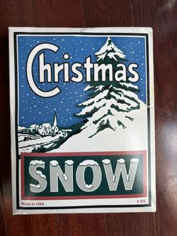 Christmas Snow by Restoration Hardware Company, collectible holiday decor