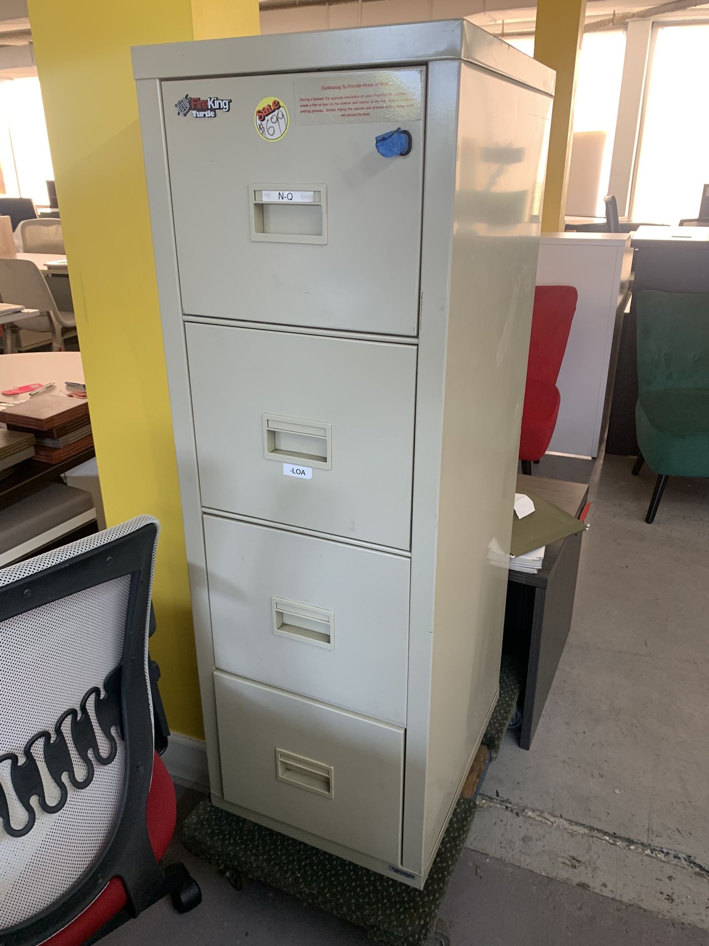 Fire Proof File Cabinet 4 Drawers Fire king