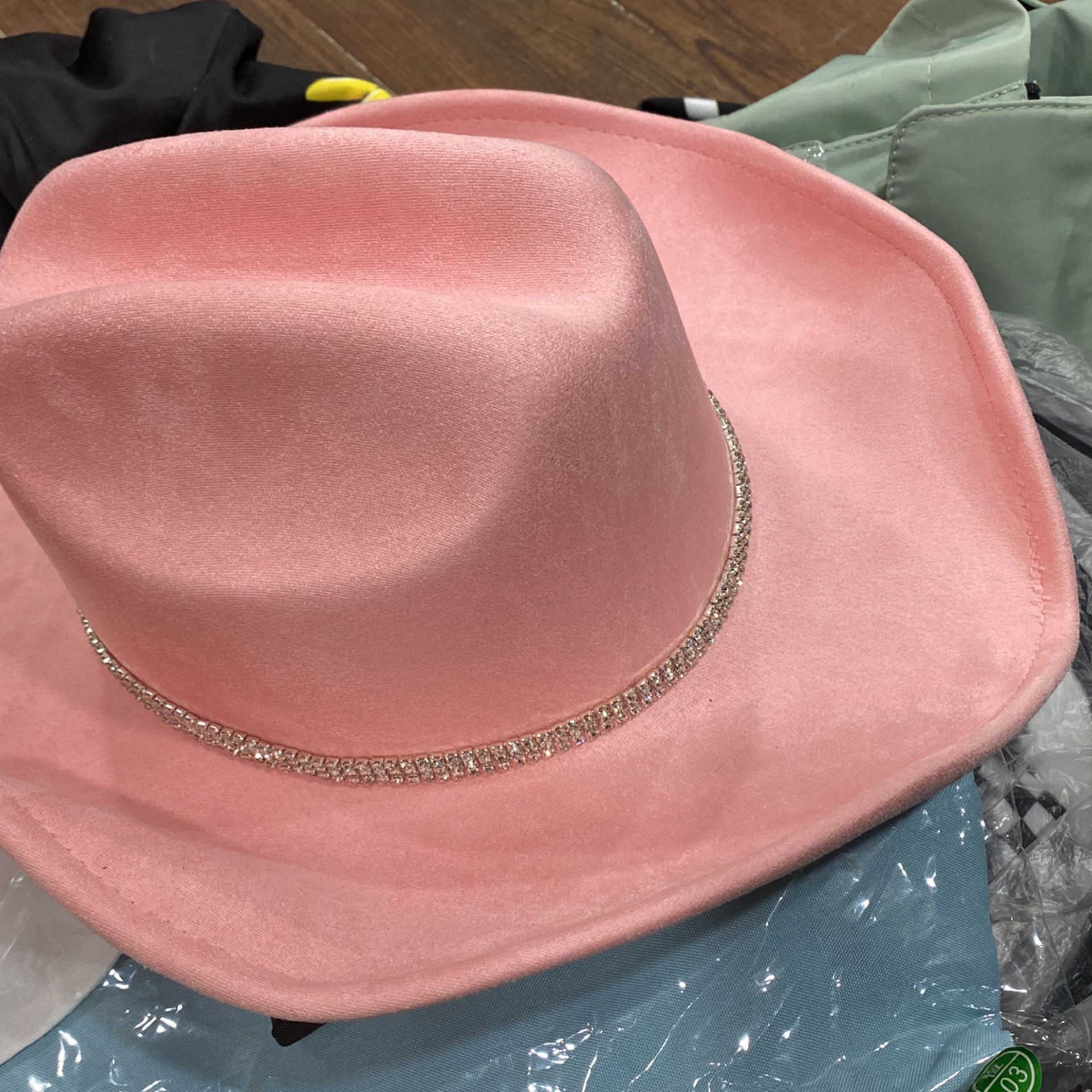 Women’s Pink Rhinestone Cowboy Hat 