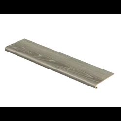 Sterling Oak 47 in. L x 12.15 in. W x 1.69 in. T Vinyl Stair Tread Cover Adhesive by Cap A Tread