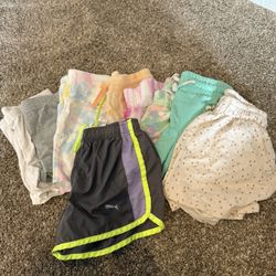 Girls Cloth Shorts - Size medium 7/8 