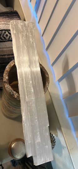 Giant selenite slab 14” X 3”