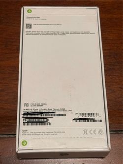 Brand new IPhone 16 Pro Max Black titanium