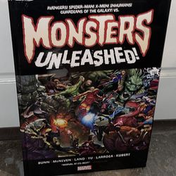 Official Monster Unleashed Marvel Book Brand New Big Sealed Great Condition MMU.