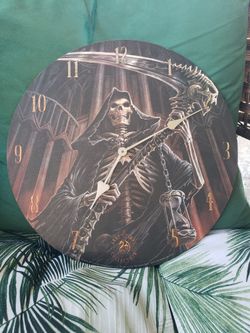 Grim Reaper Clock 