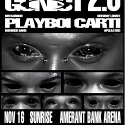 Playboi Carti Antagonist Tour Sunrise Nov 16