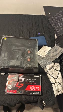 Gaming, PC tower, one terabyte SSD and graphics card