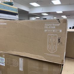 Samsung Sound Tower MX ST50B High Power Audio 240W New In Box