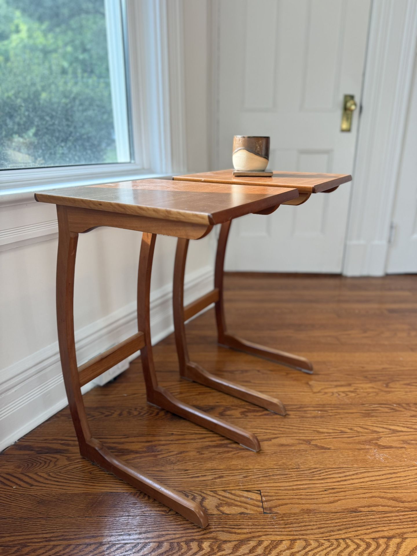 Pair of FBJ Møbler Danish Teak Accent Tables