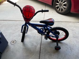 Kids spider man bike.