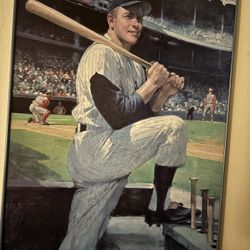 Mickey Mantle Painting