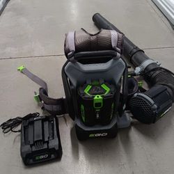 Ego Back Pack Leaf Blower . BATTERY / CHARGER