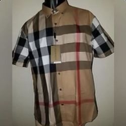 Burberry Men Button Shirt 