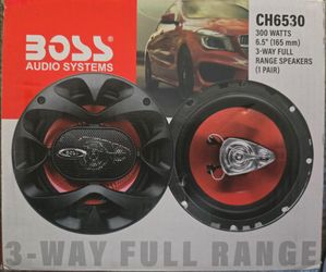 BOSS 6.5* 3-WAY FULL RANGE SPEAKERS