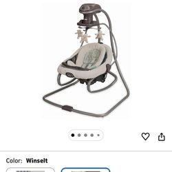 Graco DuetSoothe 2 in 1 Portable Baby Swing & Baby Rocker, Multi Direction, Vibration, Winslet