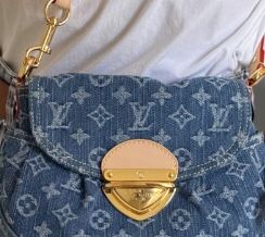 Louis Vuitton blue denim bag  & Briefcases