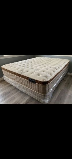 Queenn 12in Organic Cloud Edition Europillowtop Matresandboxspring