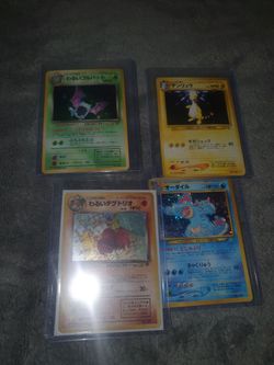 Japanese neo pokemon cards holos