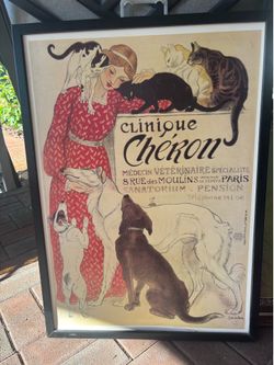 Framed vintage Art