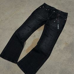 Flared purple jeans ALL SIZES