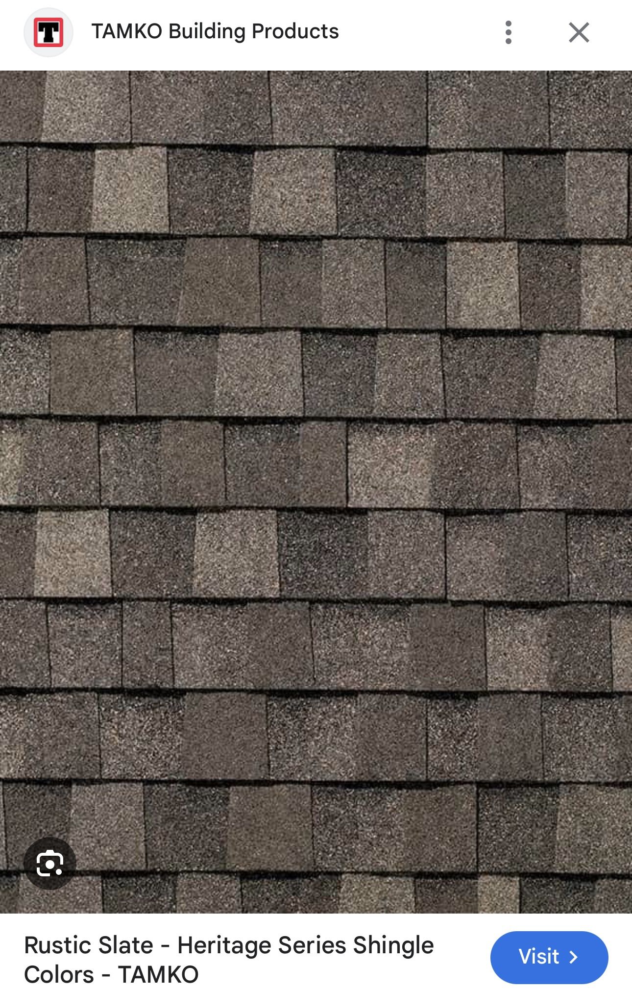 Tamko Heritage Rustic Slate Architectural Shingles 18SQ